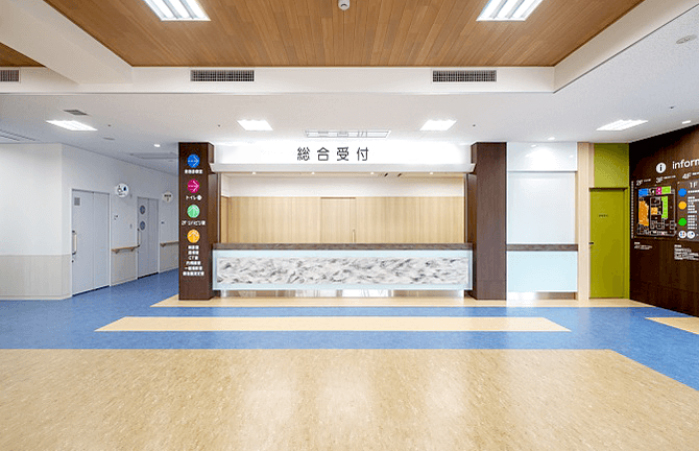 森下病院の総合受付の写真